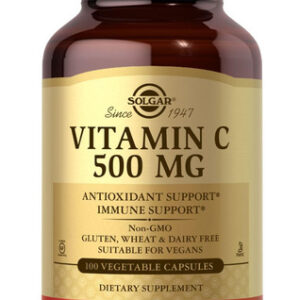 Suplemento Solgar Vitamina C 500mg 100 Cápsulas Vegetais