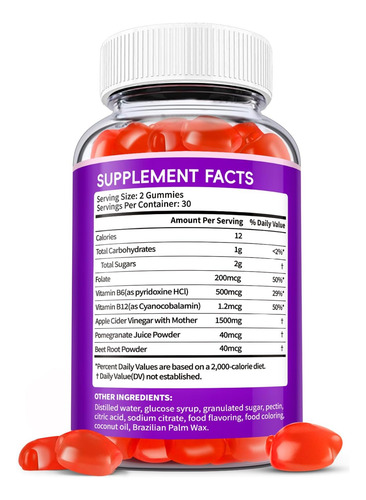 Edudyf Gomas Keto Acv 00015 Kg Apoio Cetogênico - Imagem 4