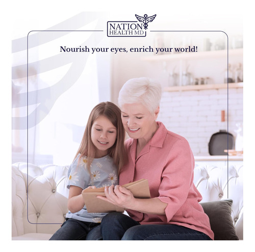 Nation Health Md Vision Nutri Complex Vitaminas Para Olhos - Imagem 11
