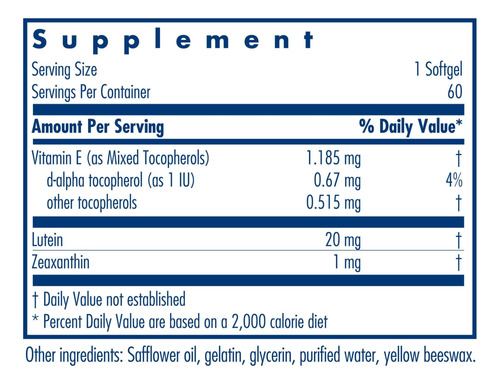 Luteína Allergy Research Group: Vitaminas - Imagem 8