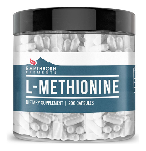 Suplemento Dietético Earthborn Elements L-metionina 200 Cáps