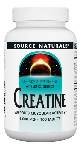 Creatina 1000 Mg 100 Comprimidos Da Source Naturals - Imagem 2