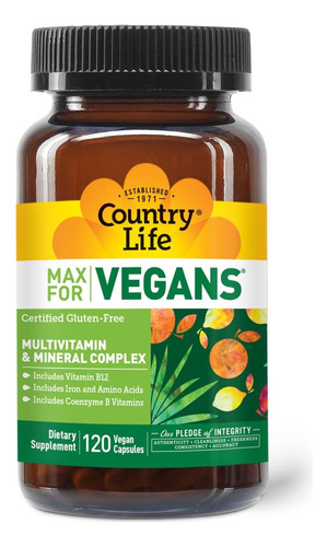 Country Life Max Vegano: 120 Cápsulas Diárias - Imagem 10