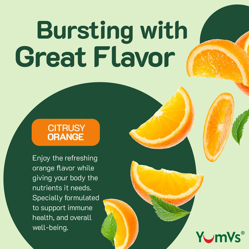 Gomas De Vitamina C Yumvs Para Adultos - 250 Mg De Laranja - Imagem 4