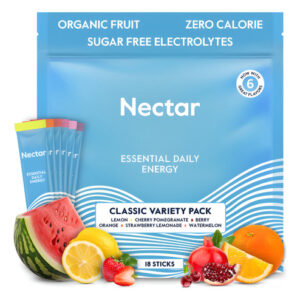 Néctar Energy Booster Cafeína Orgânica Eletrólitos B12 Pa
