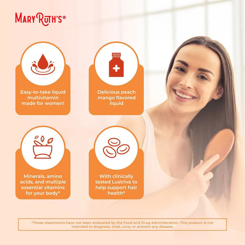 Líquido Multivitamínico Maryruths Lustriva® Growth Ca - Imagem 8