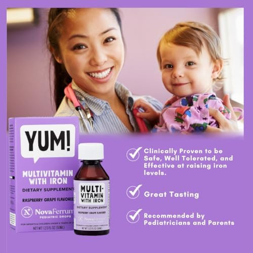 Novaferrum Yum Multivitamínico Com Ferro Para Bebês - Imagem 5