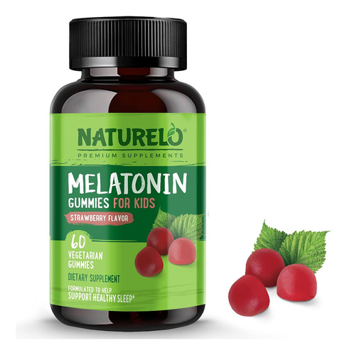 Naturelo Melatonin Gummies For Kids Sem Glúten Sem Ogm Sem