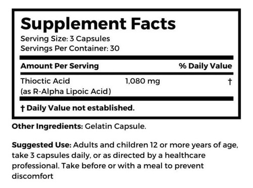 Dra Suplemento De Ácido Tióctico Clark 360 Mg 90 Cápsulas - Imagem 11