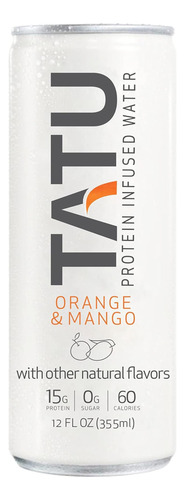Pack Mango 4-pack Da Tatu Água Proteica Pronta Para Beber