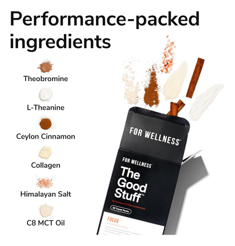 Para O Bem-estar The Good Stuff Focus Blend (30 Pacote De - Imagem 13