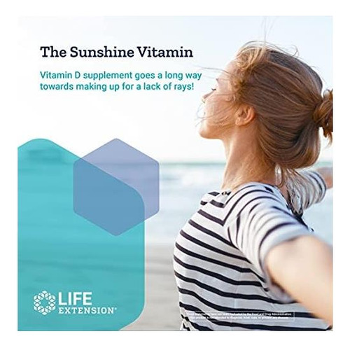 Life Extension Vitamina D3 Líquida 50mcg (2000iu) - Gotas Se - Imagem 6