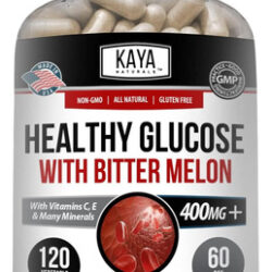 Suplemento Kaya Naturals Healthy Gluco Com Melancia Amarga 1