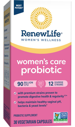 Cápsulas Probióticas Renew Life Women"s 90 Bilhões De Cfu 30 - Imagem 3