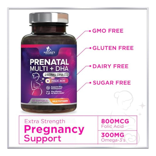 Multivitamínico Pré-natal Feminino Com Ácido Fólico + - Imagem 5