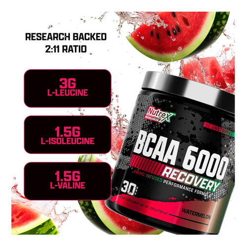 Pesquisa De Nutrex Bcaa Powder 6000 Aminoácidos 6 Gramas De - Imagem 3