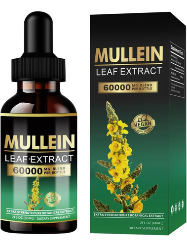 Mullein Drops Para Os Pulmões - Limpeza Dos Pulmões Mullein - Imagem 7