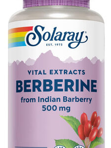 Suplemento Solaray Berberine 500mg Com Berberina Hcl 60 Vegc