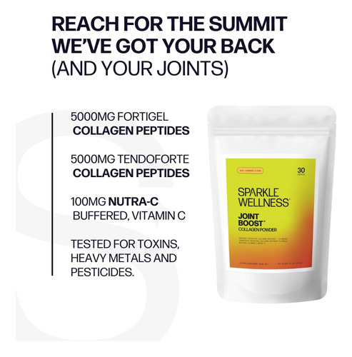 Suplemento De Colágeno Em Pó Sparkle Wellness Joint Boost - Imagem 3