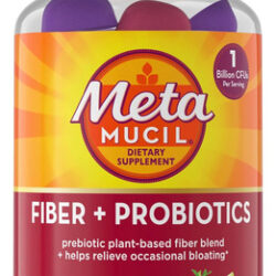 Metamucil Fiber Supplement Gummies With Probiotics For Bl...