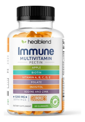 Healblend Power-packed Gomas De Urso Multivitamínicas Para A - Imagem 9