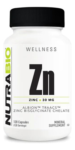 Suplemento Mineral De Quelato De Zinco Nutrabio - Para