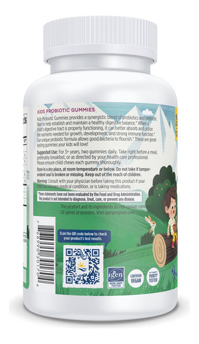 Gomas Probióticas Nordic Naturals Kids Nordic Flora 60 Quila - Imagem 3