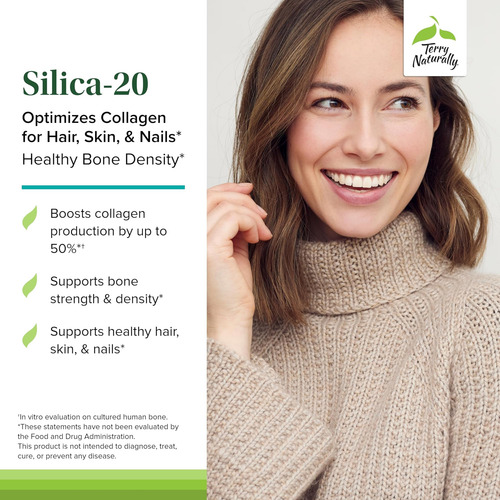 Terry Naturally Silica-20 - Apoia O Crescimento Do Cabelo E - Imagem 3