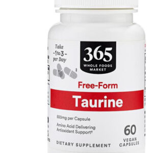 365 Pelo Whole Foods Market Taurine 500mg 60 Contagem