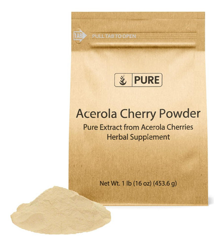 Ingredientes Originais Puro Acerola Cereja Em Pó 1lb Não-ogm - Imagem 6