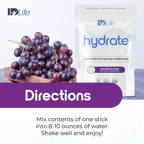 Idlife Hydrate Uva: Solução Definitiva De Hidratação Diária - Imagem 12