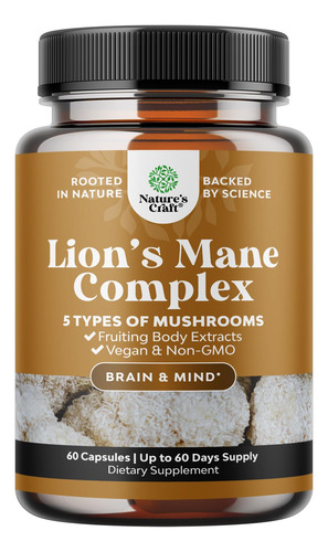 Suplemento Avançado De Cogumelos Lion"s Mane - Lions