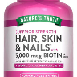 Vitamina Natures Truth Para Cabelos Pele E Unhas 5000mcg