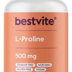 Bestvite L -proline 500mg (120 Cápsulas Vegetarianas) - Sem
