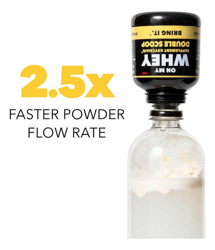 Pote Para Pó De Proteína Onmywhey Com Funil - Imagem 4