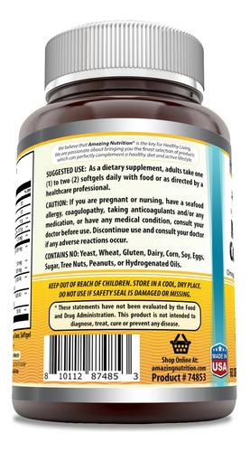 Suplemento Amazing Omega Norwegian Bacalhau Liver Oil 1250mg - Imagem 3