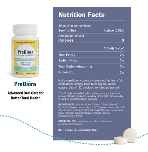 Suplemento Probiótico Probiora Oral-care Em Comprimidos Mast - Imagem 2