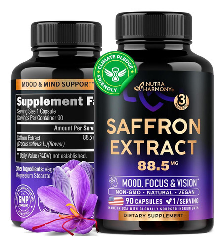Suplementos Naturais De Açafrão - Extrato Puro De Açafrão 88