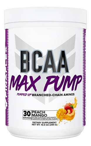 Suplemento Finaflex Bcaa Max Pump Peach Mango 300ml 30 Servi