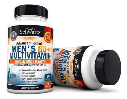 Suplemento Multivitamínico Bioschwartz Men 50+ Heart Health - Imagem 6