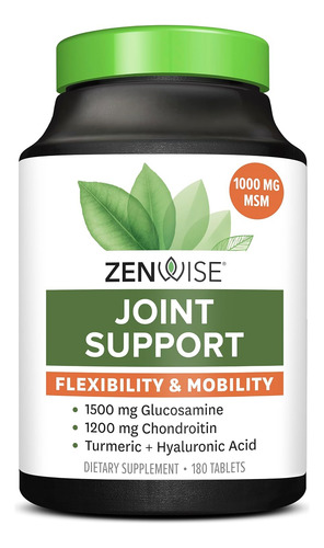 Zenwise Glucosamina Sulfato De Condroitina Msm Curcumina - J