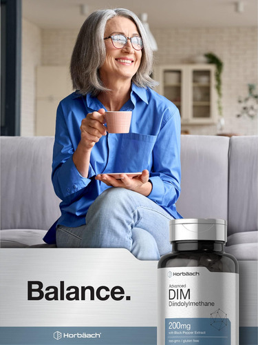Suplemento Horbäach Dim 200mg Diindolilmetano Avançado C - Imagem 5