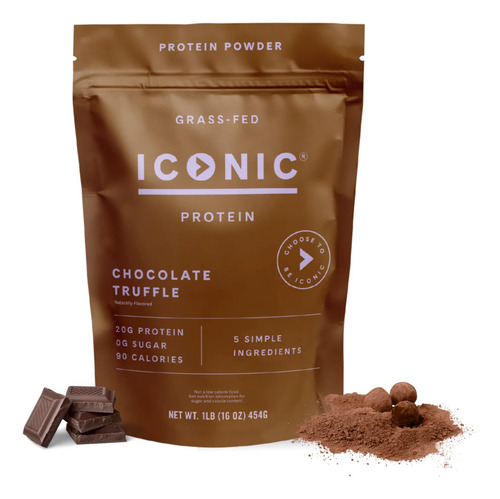 Proteína Em Pó Icônica Trufa De Chocolate 454g 17 Porções
