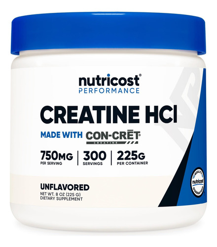 Pó De Creatina Hcl Nutrostost 023 Kg; Sol. Alta 300