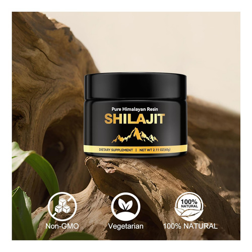 Puro Himalaia Shilajit Para Homens E Mulheres Ácido Fúlvico - Imagem 7