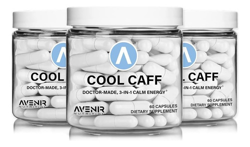 Avenir Nutrition Cool Caff Energy Supplements L Teanina E C - Imagem 7
