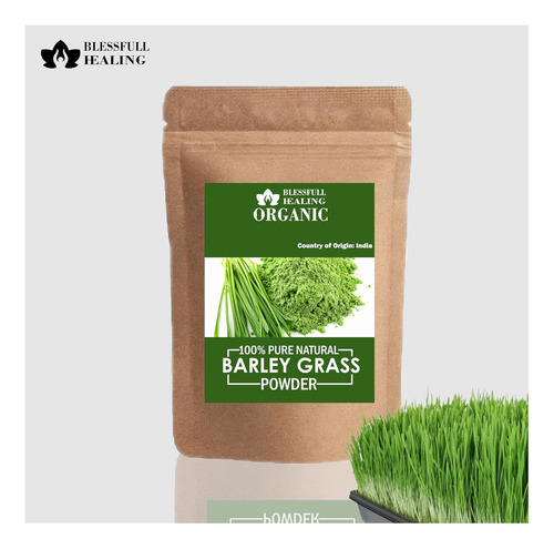 Pó De Grama De Cevada Natural 100% Puro E Orgânico De Cura A - Imagem 6