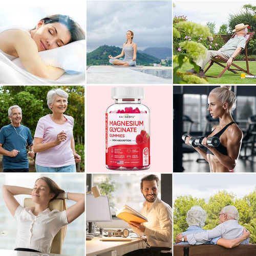 Gummies De Glicinato De Magnésio Kangerfu 300mg - Suplemento - Imagem 16