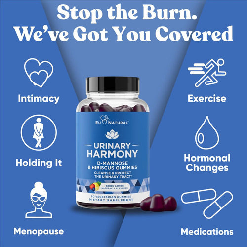 Supplement Eu Natural Urinary Harmony D Mannose Gummies - Imagem 13