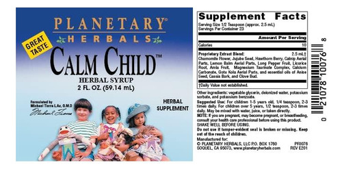 Planetary Herbals Calm Child 25 Ml Suporta Atenção Calma E - Imagem 4